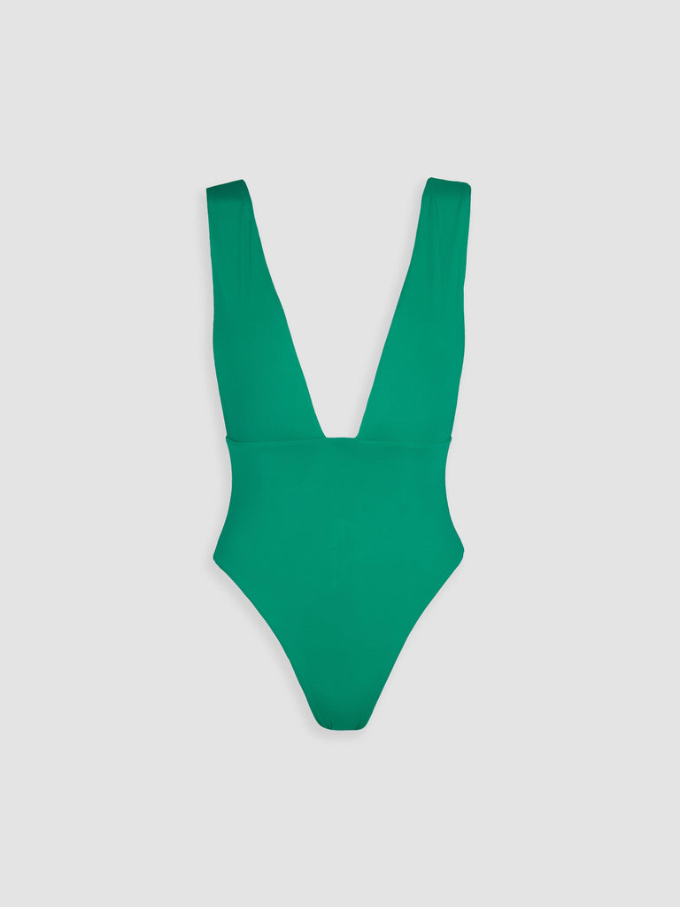 Studio Areia I BOSSA SWIMSUIT IN GREEN I  House of Curated.
