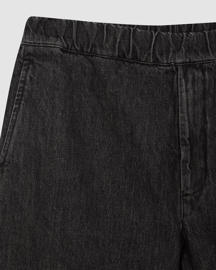 COFFIN DENIM TROUSERS USED BLACK DETAIL I HOUSE OF CURATED