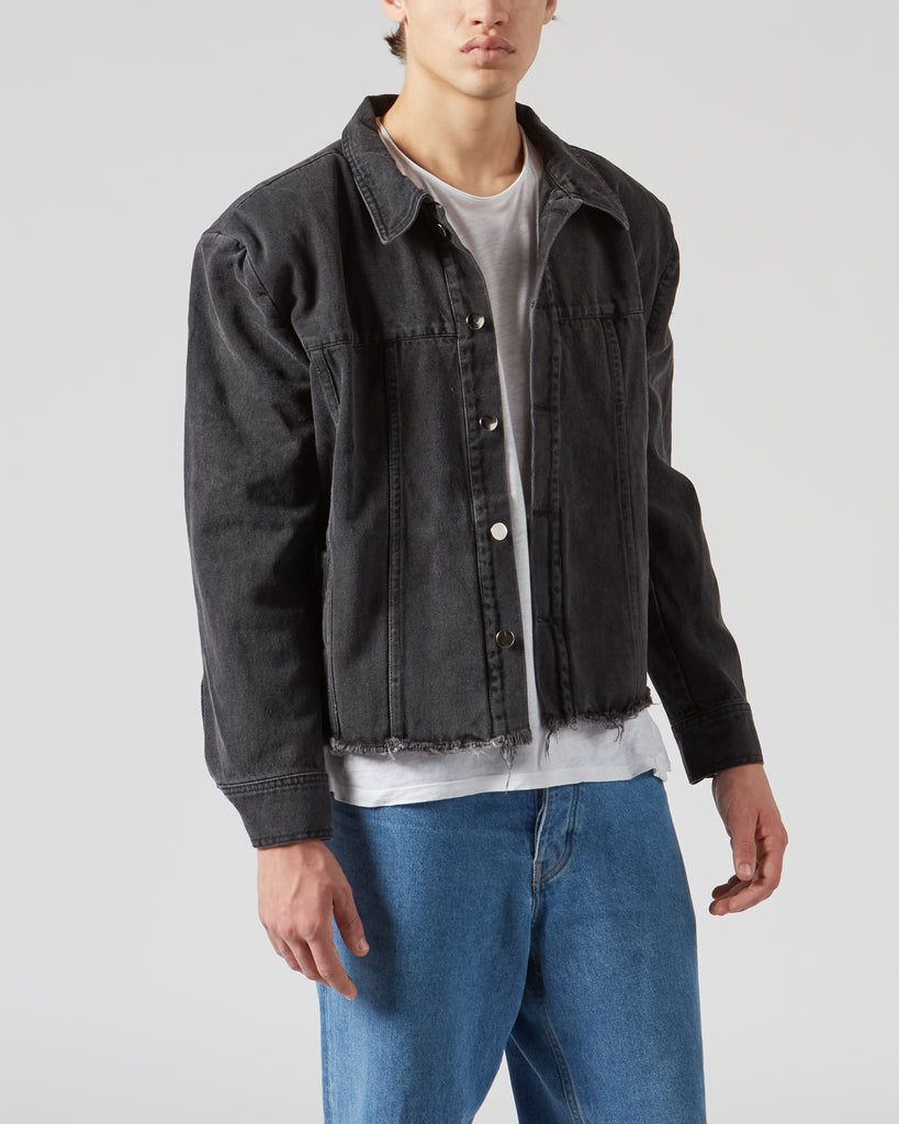 The Pack I MUY SHIDA DENIM JACKET IN WASHED GREY I  House of Curated.