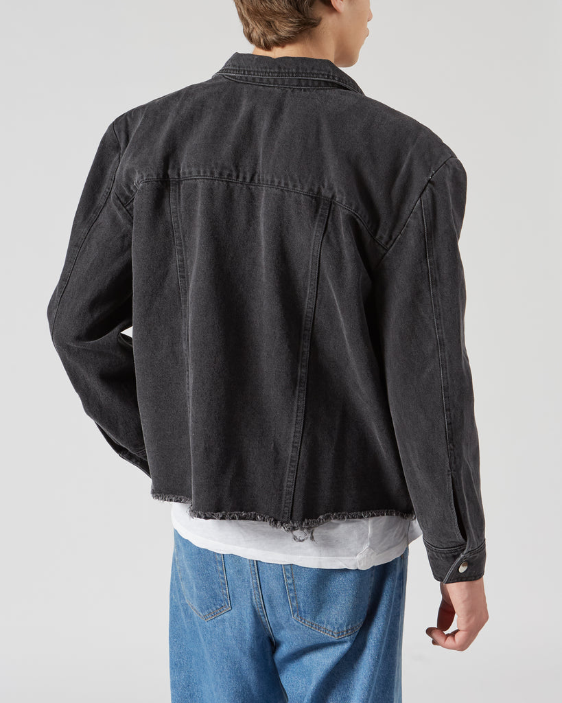 The Pack I MUY SHIDA DENIM JACKET IN WASHED GREY I  House of Curated.