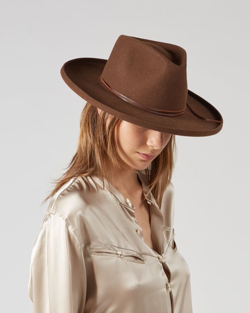 Hurricane I THE DELTA HAT IN BROWN I  House of Curated.