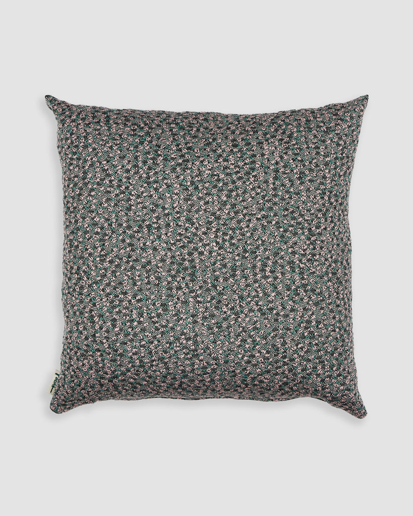 POEIRA Design I DUST PILLOW COVER IN GREEN & PINK I  House of Curated.