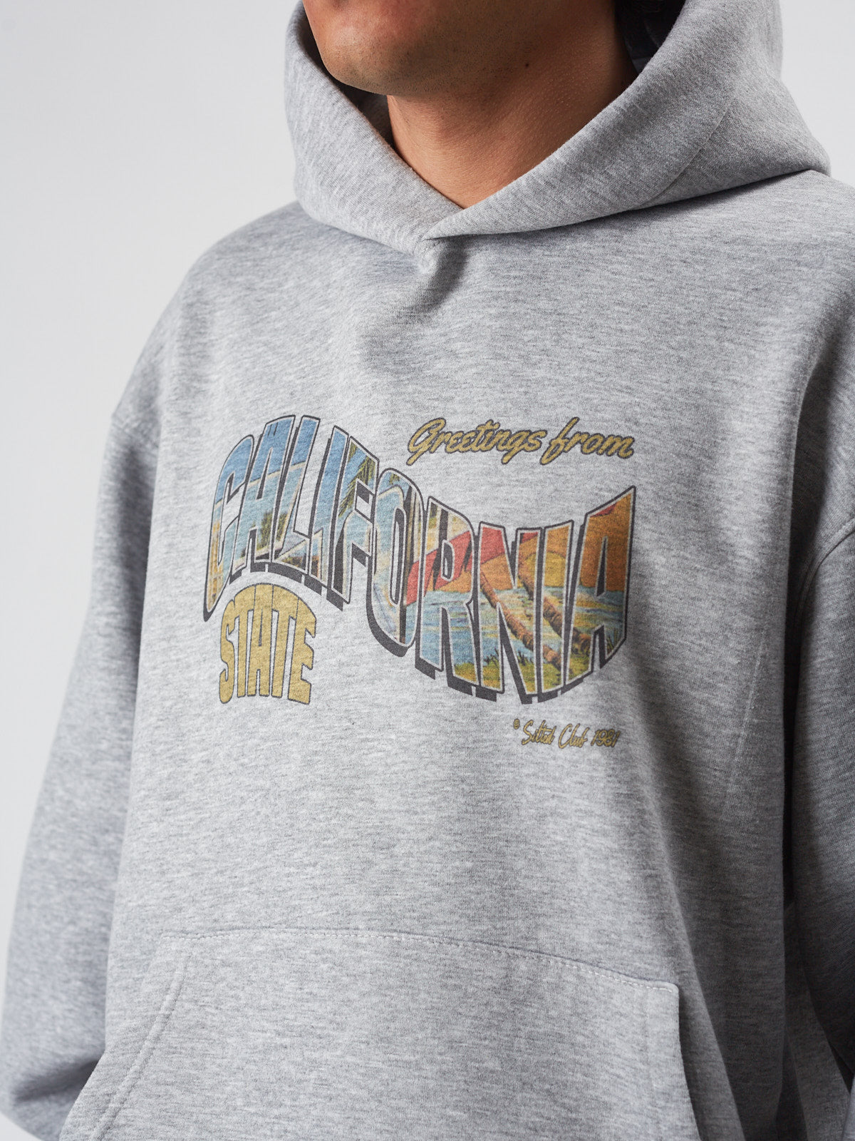 The Silted Company I CALI HOODIE IN ATHLETIC GREY