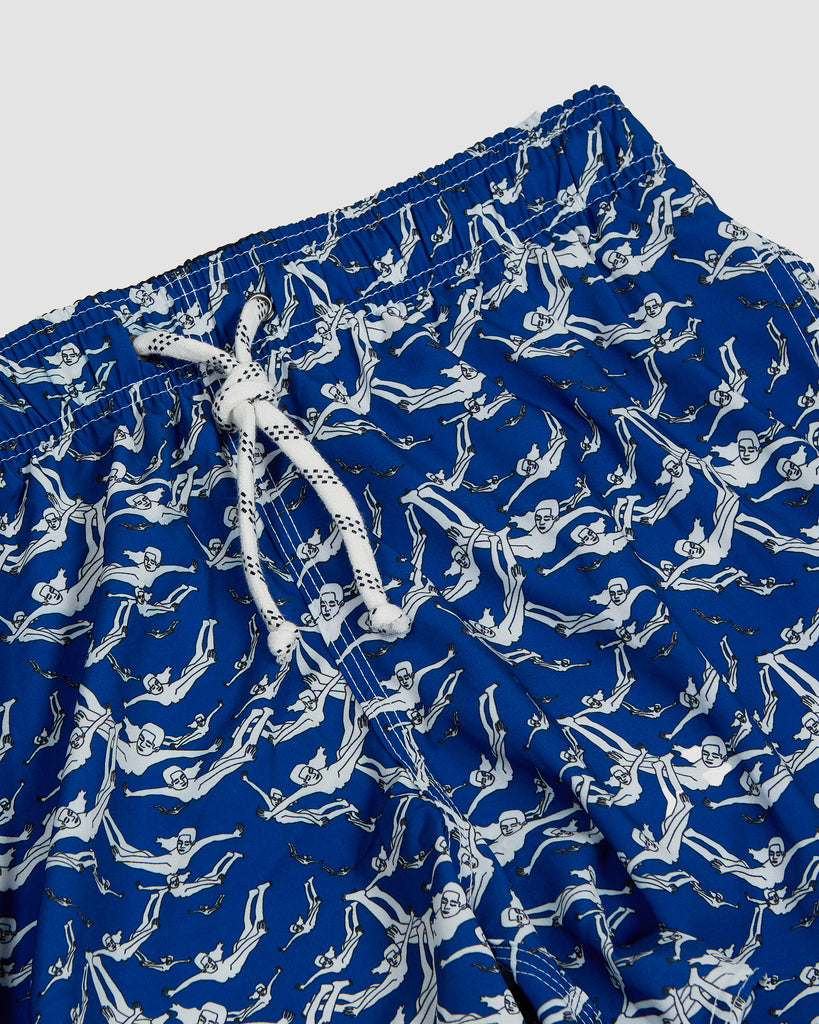 Parioca I GOLDEN SHOWER SWIMSUIT IN NAVY&WHITE I  House of Curated.